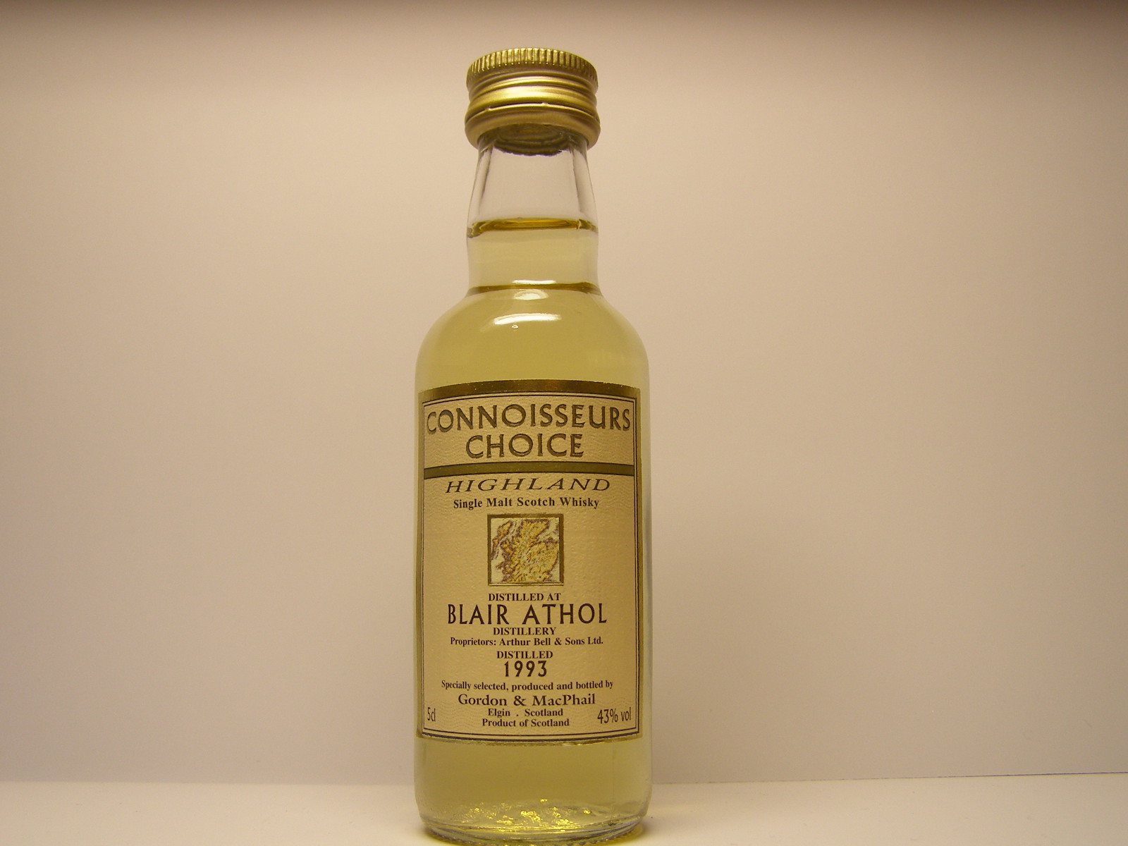 HSMSW 1993 "Connoisseurs Choice" 5cl 43%vol